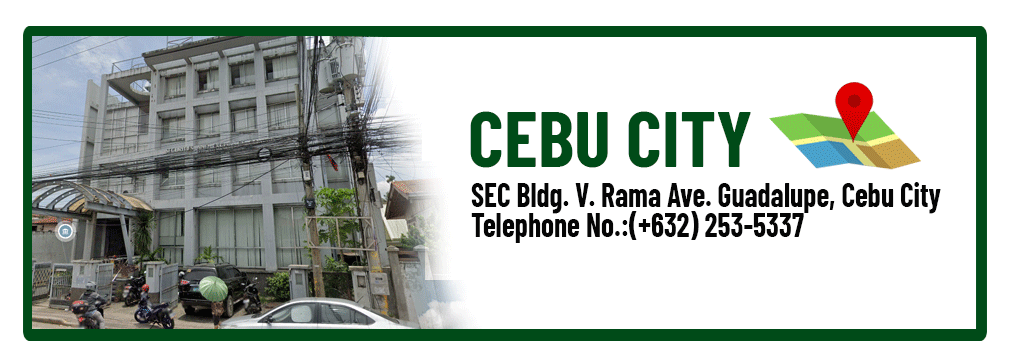 SEC Bldg. V. Rama Ave. Guadalupe, Cebu City Telephone No.:(+632) 253-5337